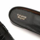 Bass Weejuns Women's Penny Mule Loafer in Black Leather