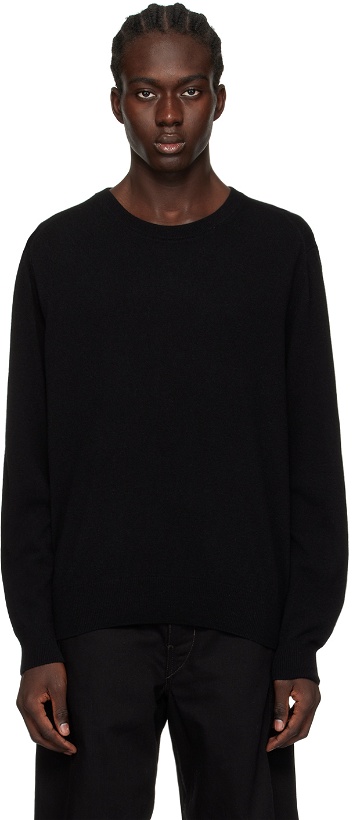 Photo: LEMAIRE Black Relaxed Sweater