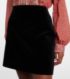 Blazé Milano Coci cotton velvet miniskirt