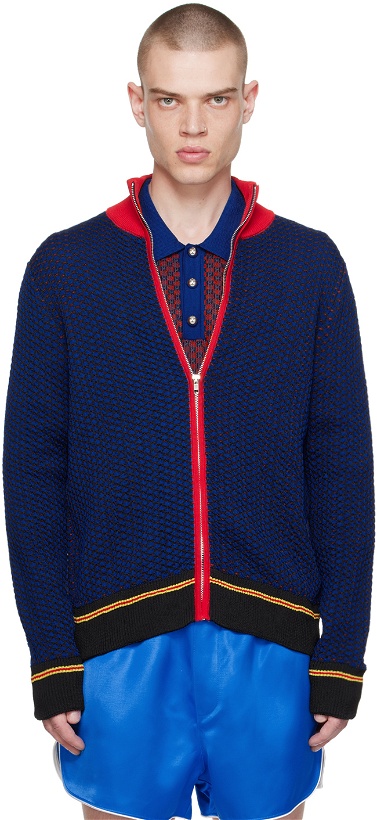 Photo: Wales Bonner Navy Orchestre Sweater