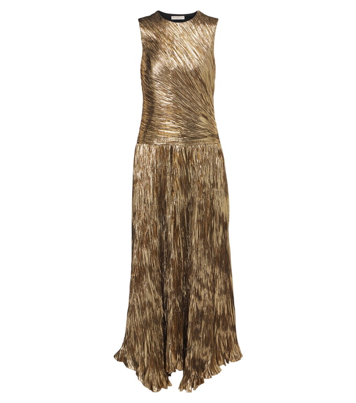 Photo: Ulla Johnson Eugenia pleated lamé gown