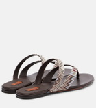 Missoni Luise Zigzag thong sandals