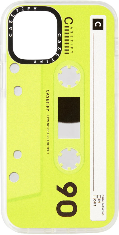 Photo: Casetify Green & Black Cassette Impact iPhone 12 Pro Case