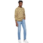 PS by Paul Smith Tan Embroidered Sweater