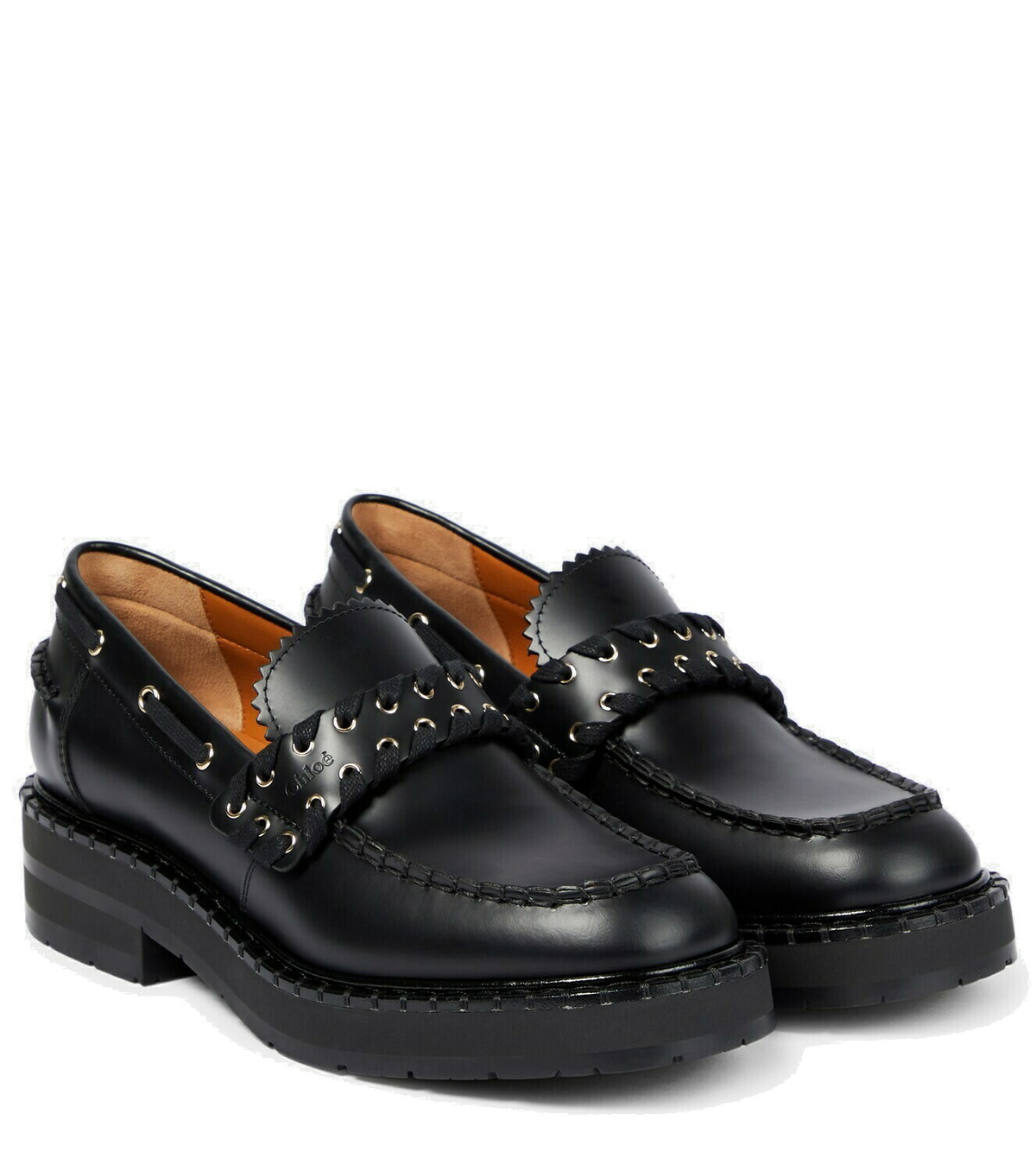 Chloe - Noua leather loafers Chloe