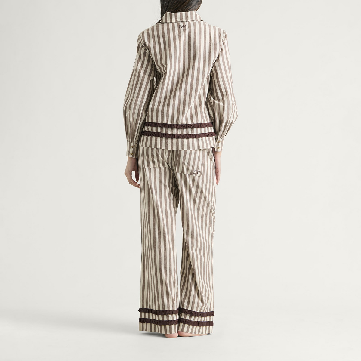 Damson Madder Women's Izzy Pyjama Set in Stripe