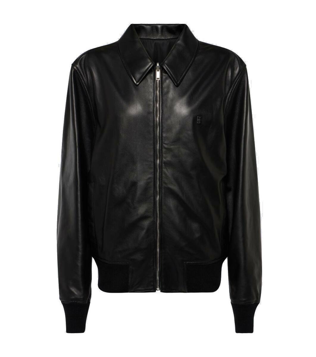 Photo: Givenchy Reversible leather bomber jacket