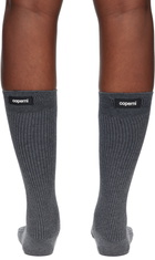 Coperni Gray Knit Socks