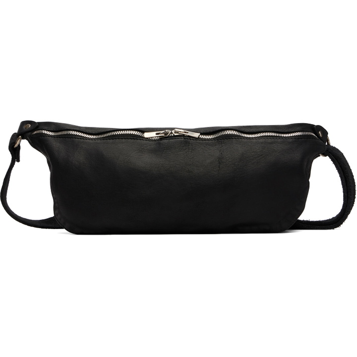 Photo: Guidi Black Leather Belt Bag