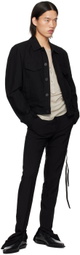 Ann Demeulemeester Black Terus Jacket