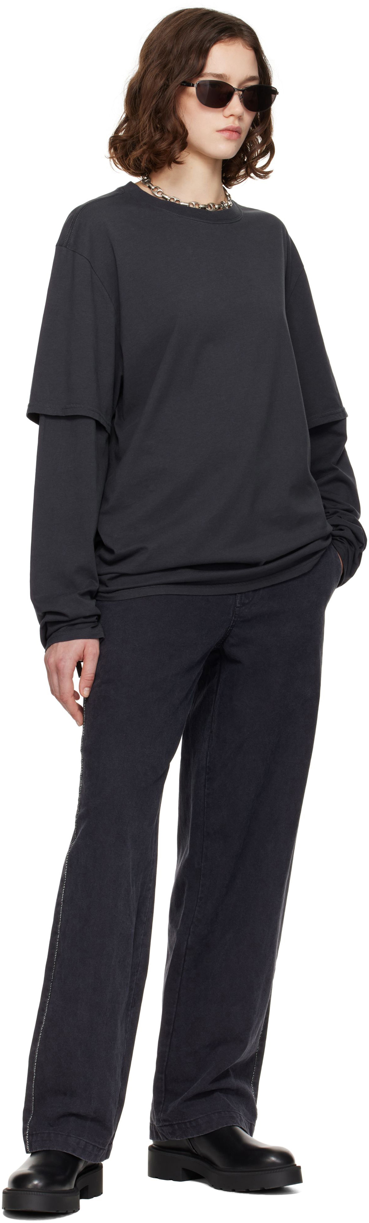 Still Kelly Black Layered 'Winner' T-shirt