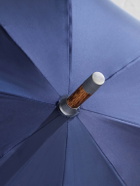 Dunhill - Shell and Wood Umbrella - Blue