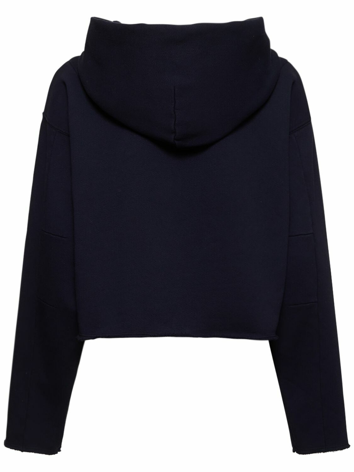 LES TIEN - Cropped Zip-up Hoodie