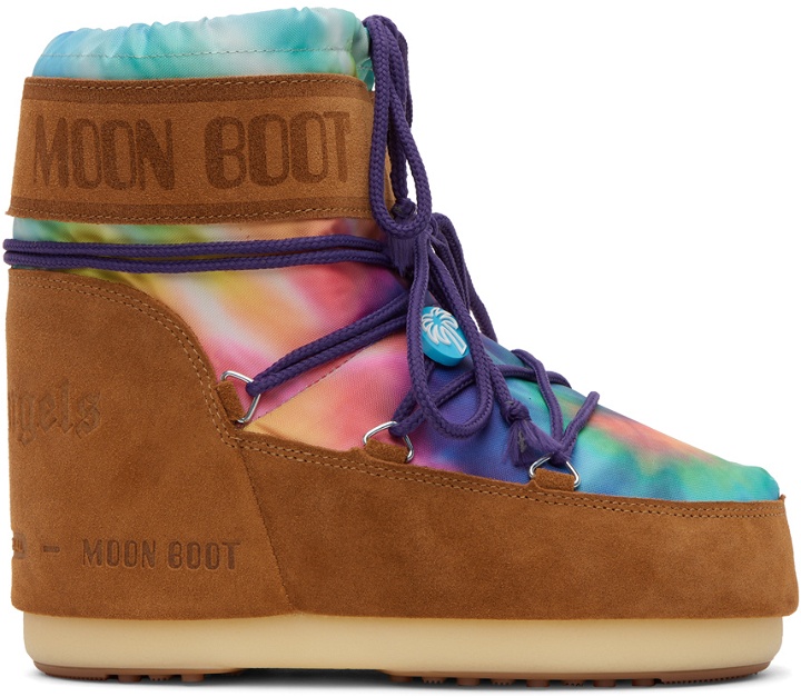 Photo: Palm Angels Multicolor Moon Boot Edition Icon Low Boots