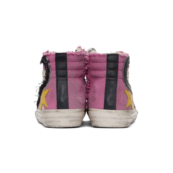 Golden goose slide pink hot sale