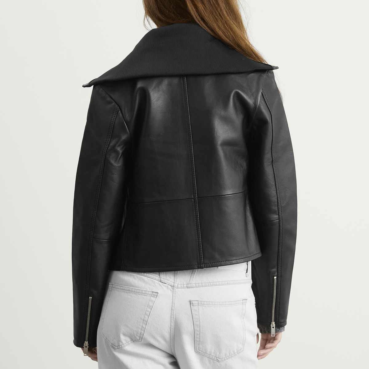 Samsøe Samsøe Women's Sashira Leather Jacket in Black