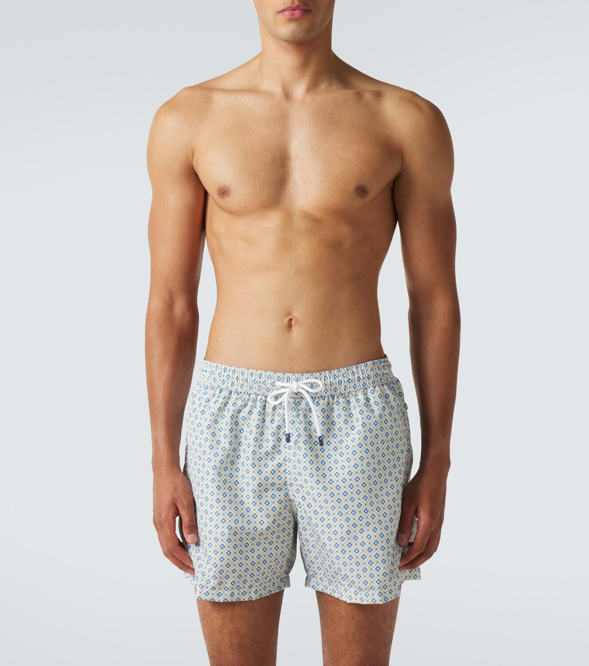 Fedeli Madeira printed swim trunks