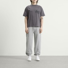 ANNIE HOOD Men's College T-Shirt in Washed Black
