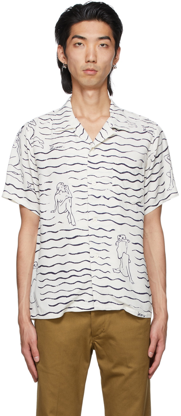 visvim graphic-print short-sleeve shirt - Neutrals