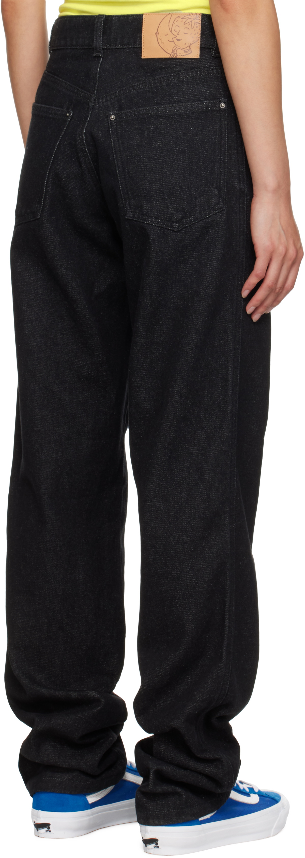 Sky High Farm Workwear Black Straight Leg Jeans