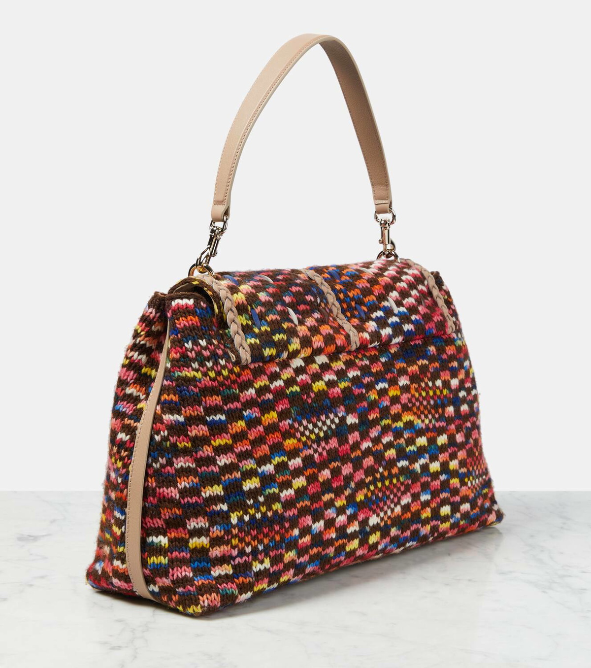 Chloé Penelope Large wool shoulder bag Chloe