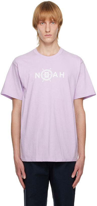 Photo: Noah Purple Ship Wheel T-Shirt