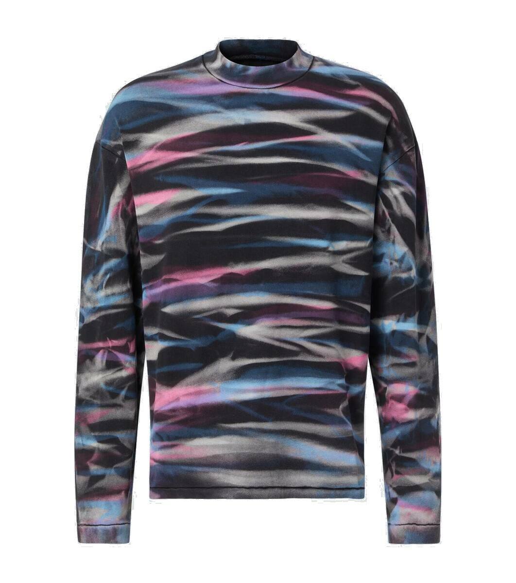 【ERL】 Tie-dye cotton jersey T-shirt（送料込み） ERL Tie-dye cotton jersey T-shirt ERL