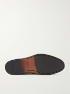 Brunello Cucinelli - Calf Suede Penny Loafers - Brown