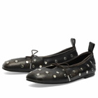 ALOHAS Women's Rosalind All Studs Leather Ballet Flats in All Studs Vintage Effect Brown