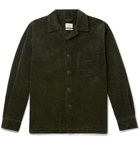 Bellerose - Goney Camp-Collar Cotton-Corduroy Overshirt - Green