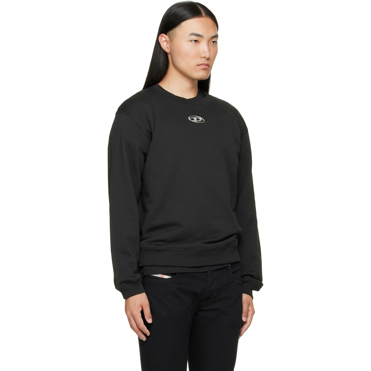 Diesel Black S-Norm-Iod Sweatshirt