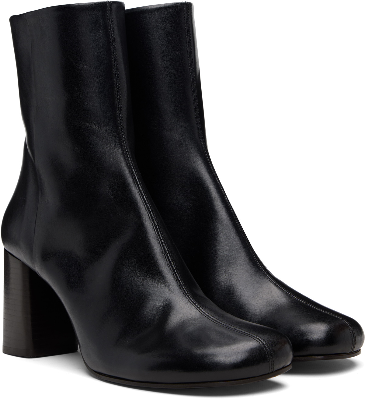 LEMAIRE Black Anatomic 80 Boots