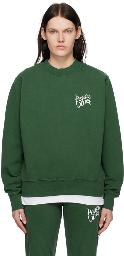 Photo: Museum of Peace & Quiet Green Warped Sweatshirt