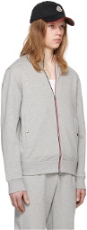 Moncler Gray Zip Sweatshirt