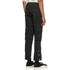 Rhude Black Nylon Cargo Pants