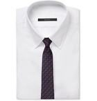 Gucci - 7cm Logo-Jacquard Silk-Twill Tie - Blue