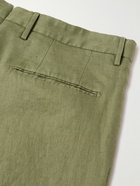 Incotex - Venezia 1951 Slim-Fit Linen Trousers - Green