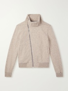 Rick Owens - Bauhaus Wool and Cotton-Blend Zip-Up Sweater - Neutrals