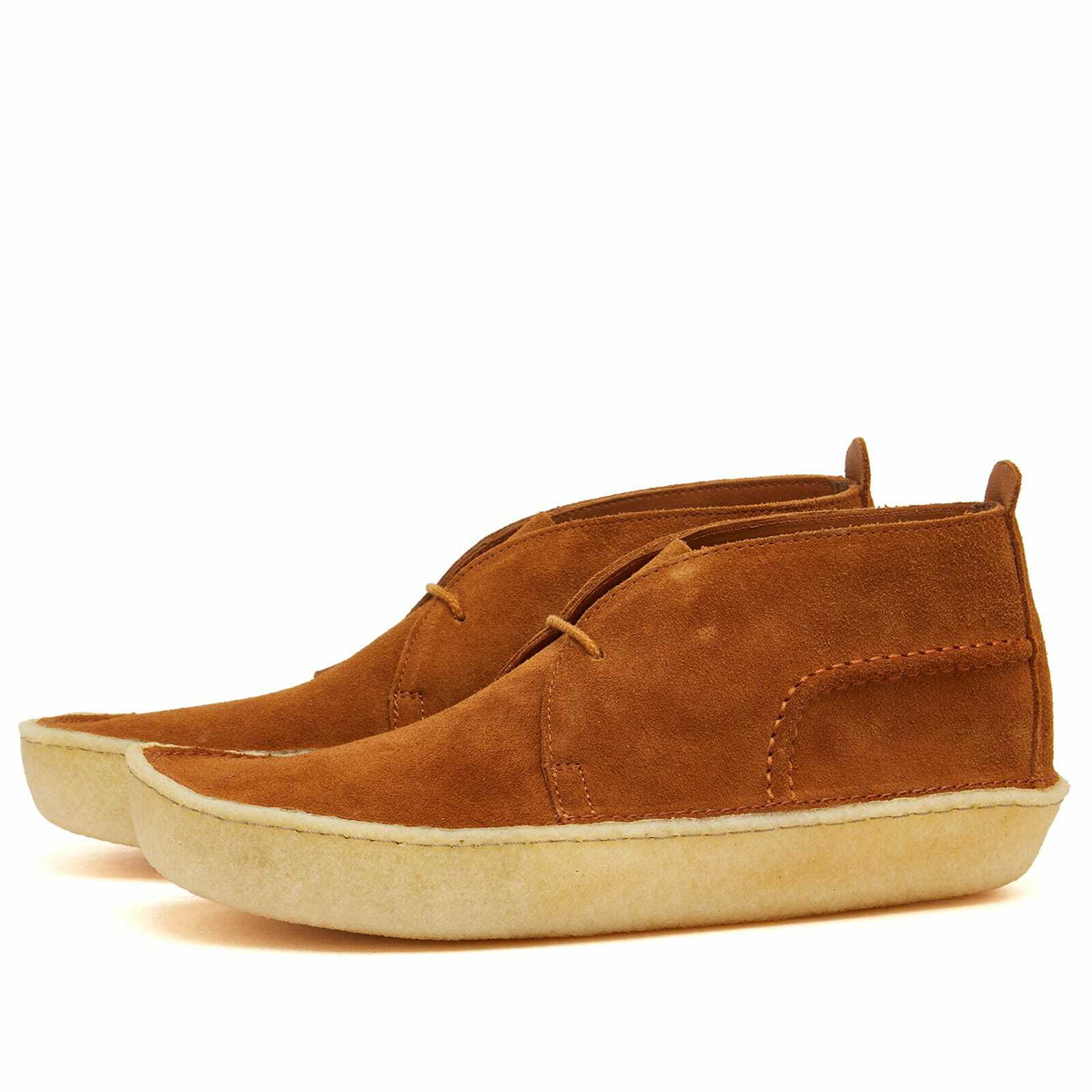 Clarks Originals Men's Desert Rain in Dark Cola Suede