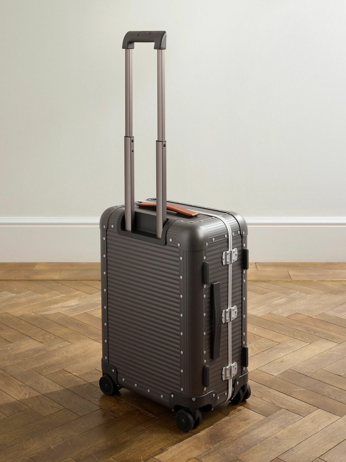 FPM Milano - Bank Spinner 55cm Rubber-Trimmed Aluminium Suitcase