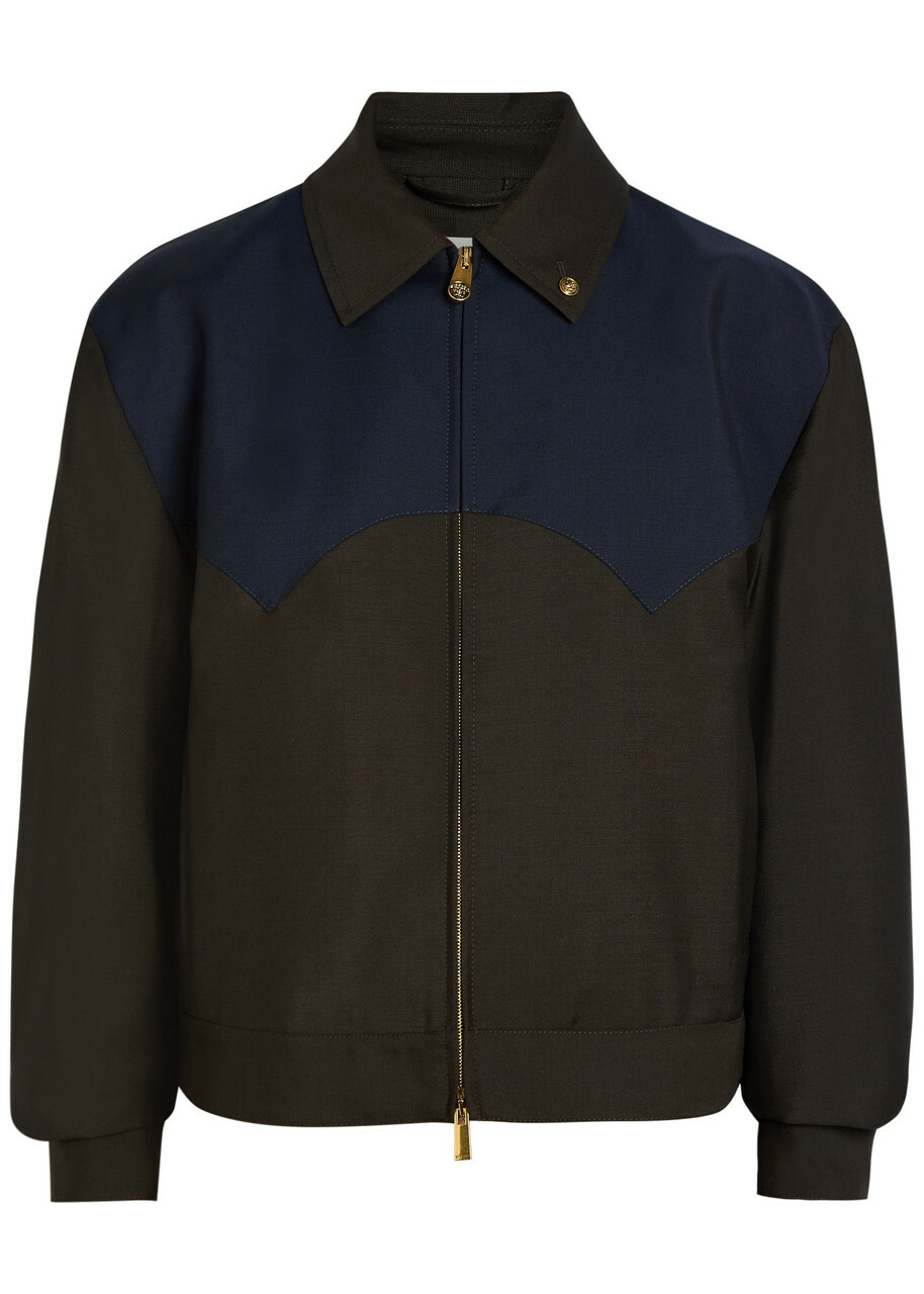 Versace Black Nylon Medusa Windbreaker Jacket Versace