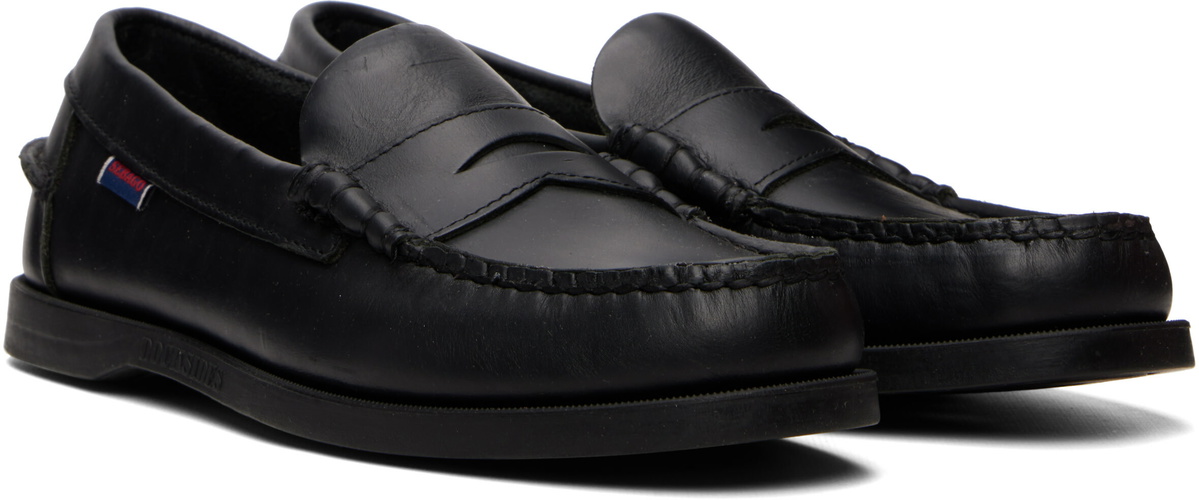 Sebago Black Dolphin Waxed Loafers