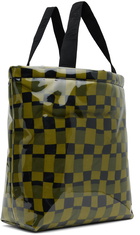 Marni Green Check Tote