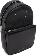 Maison Margiela Black Leather Micro Crossbody Backpack