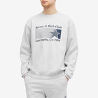 Sporty & Rich Men's Starter Sweatshirt in Heather Grey/Navy