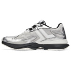Lanvin Silver JLA Crushed Metal Sneakers