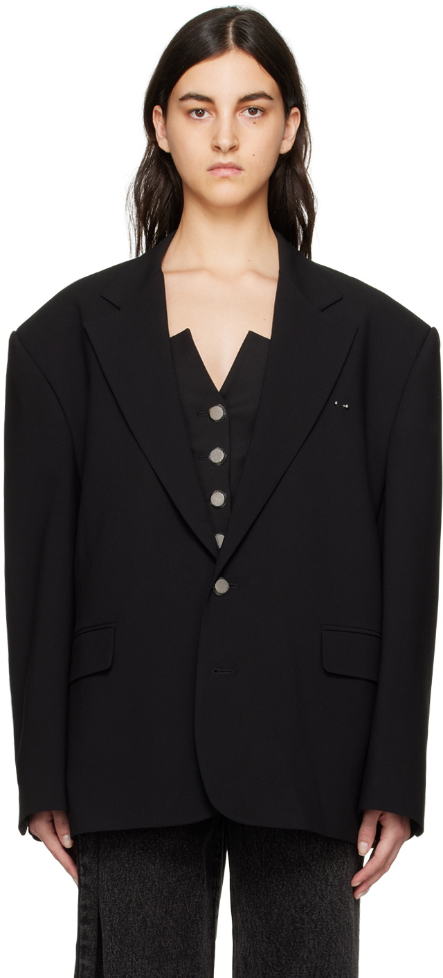 BONBOM Black Pierced Blazer