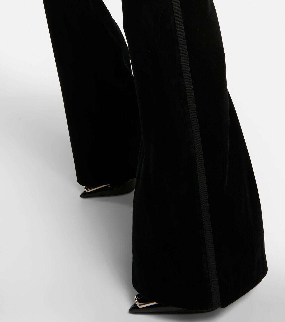 Costarellos Barine cotton velvet straight pants