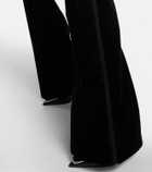 Costarellos Barine cotton velvet straight pants