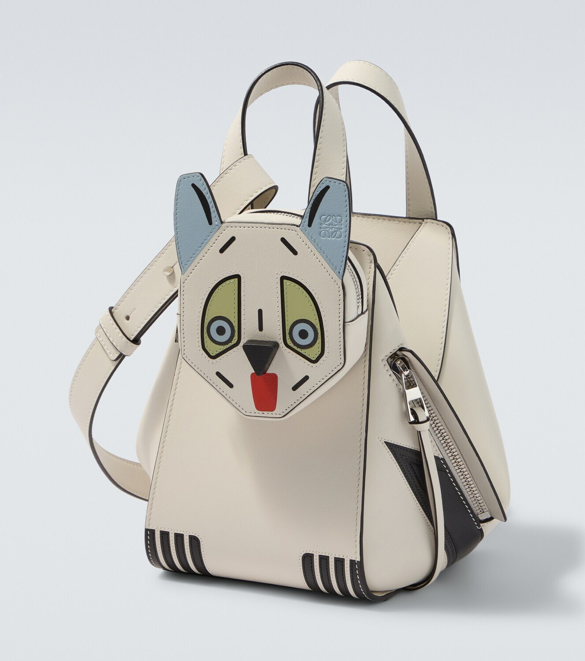 Loewe x Louis Wain Hammock leather top-handle bag